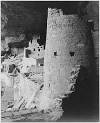 Ansel Adams, Cliff Palace, Mesa Verde National Park, Colorado (National Archives and Records Administration, Washington, D.C.)
