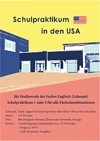 Schulpraktikum USA_Poster